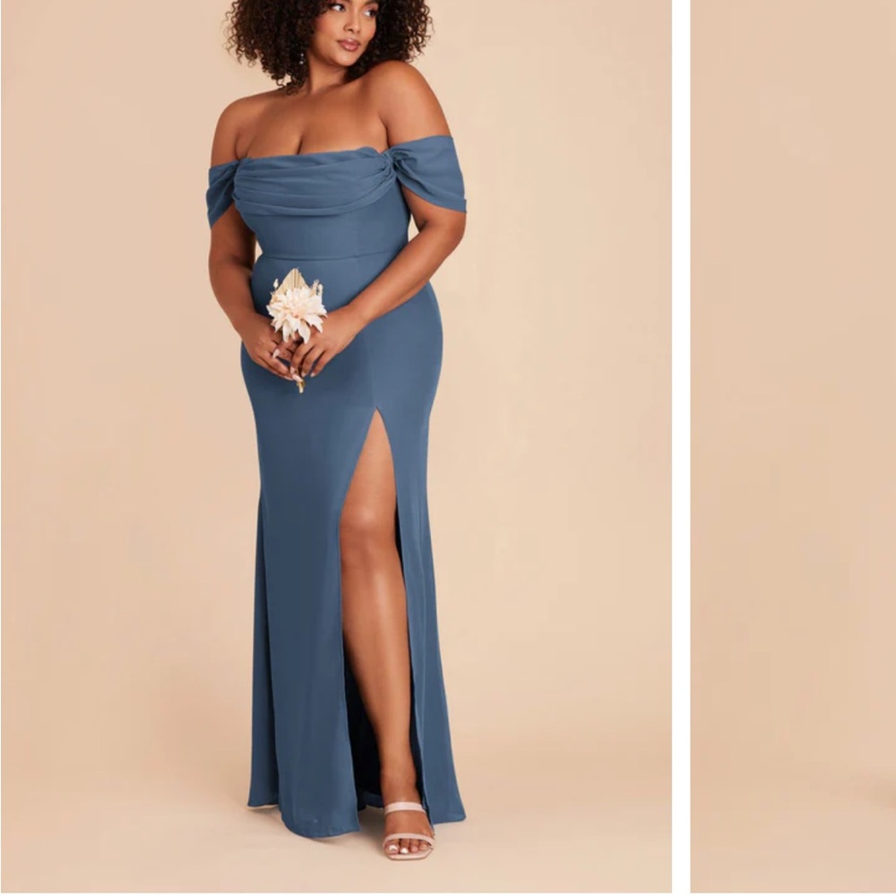 Unworn Birdy Grey dress in Medium, Twilight chiffon